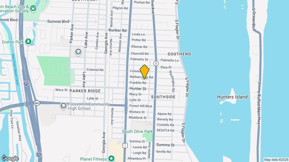 335 Franklin Rd Mapa y Detalles de la Ubicación