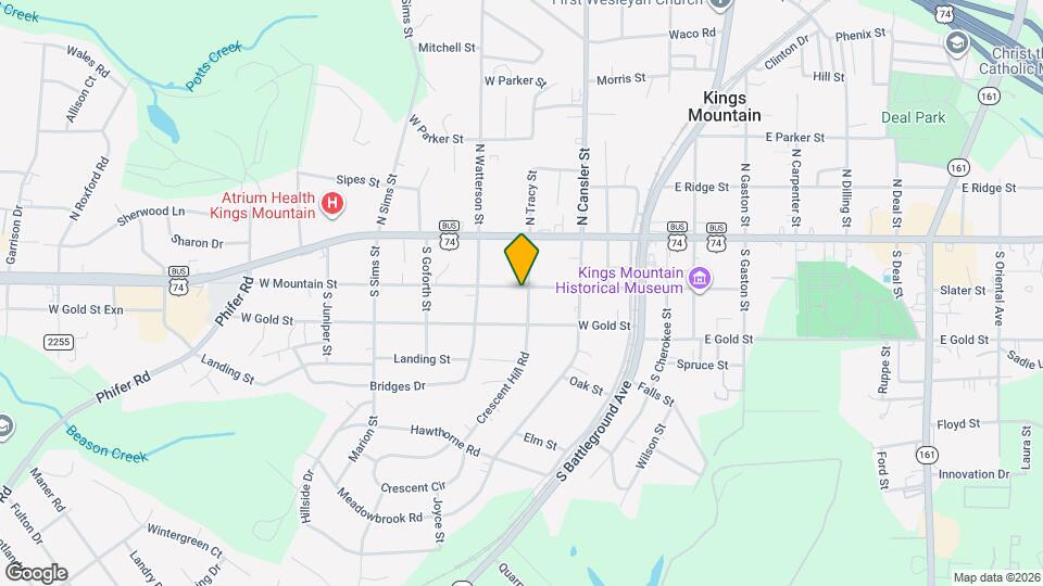 401 W Mountain St Map and Location Details