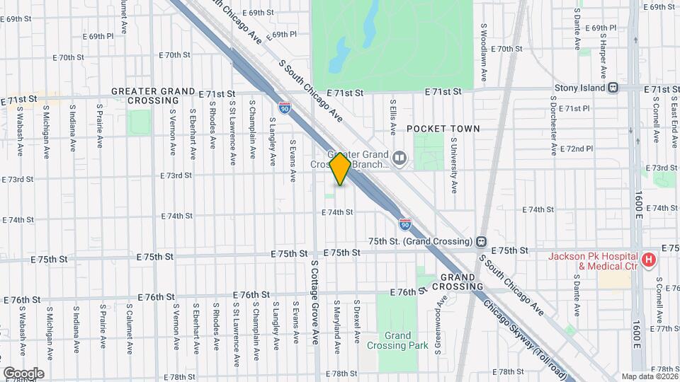 7325 S Maryland Ave, Unit Unit 2-2026 Map and Location Details