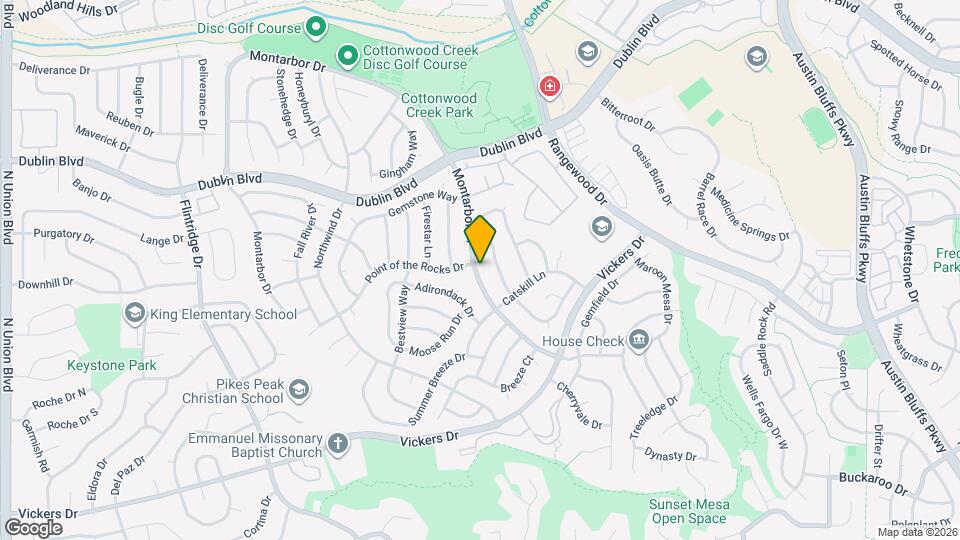 7520 Montarbor Dr, Unit 100 Map and Location Details