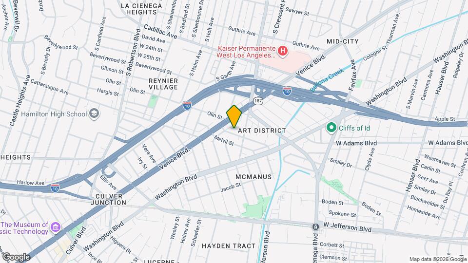 8525 Hargis St Map and Location Details