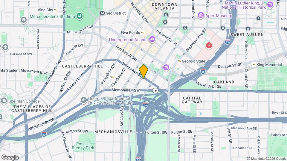 Trinity Central Flats Mapa y Detalles de la Ubicación