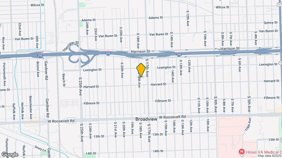 1927 S 18th Ave Map and Location Details