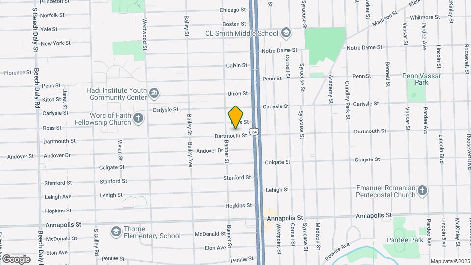 24126 Dartmouth St Map and Location Details