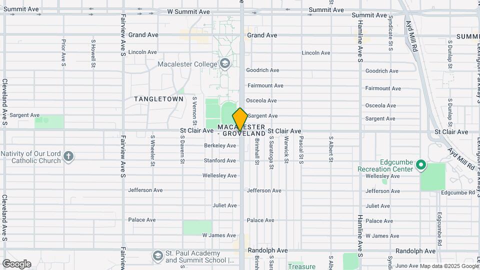 St. Clair Map and Location Details