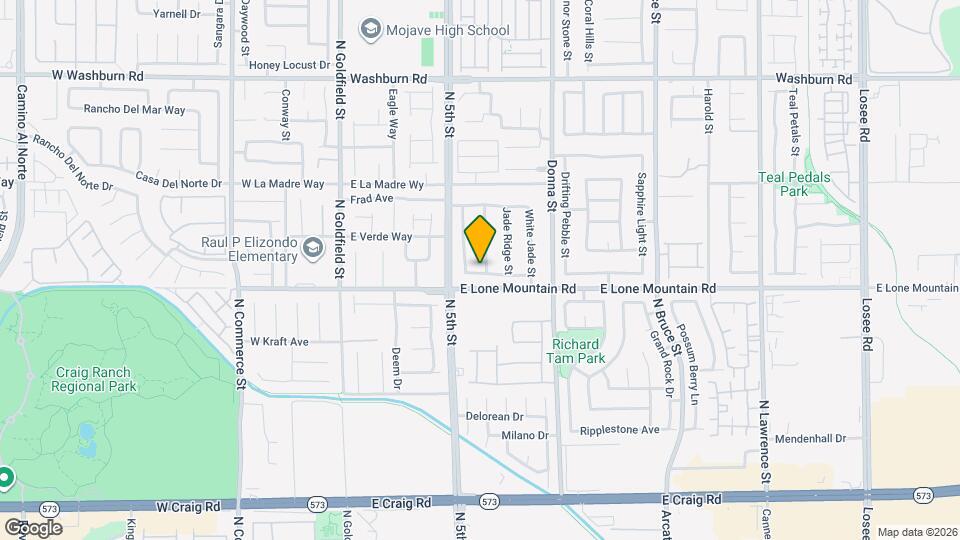 4817 Quartz Crest St Map and Location Details