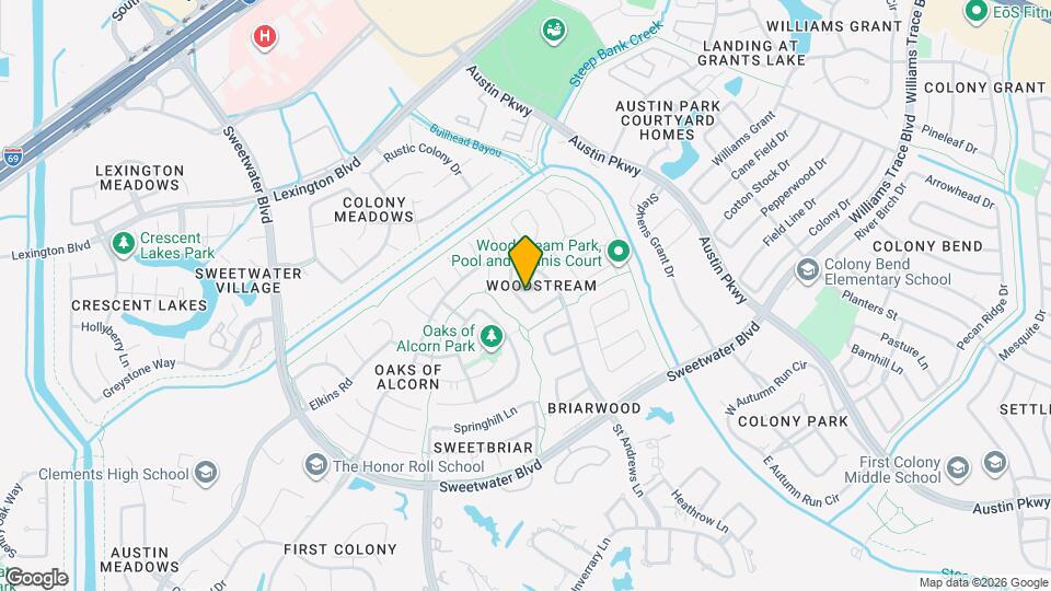 2307 Brook View Ln Map and Location Details