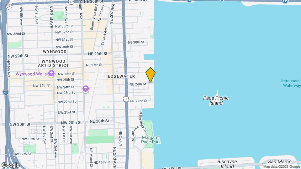 702 NE 24th St Map and Location Details