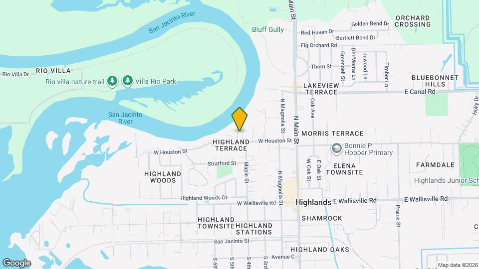 460 W Houston St Map and Location Details