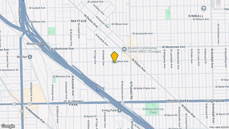 4249 N Kedvale Ave Mapa y Detalles de la Ubicación