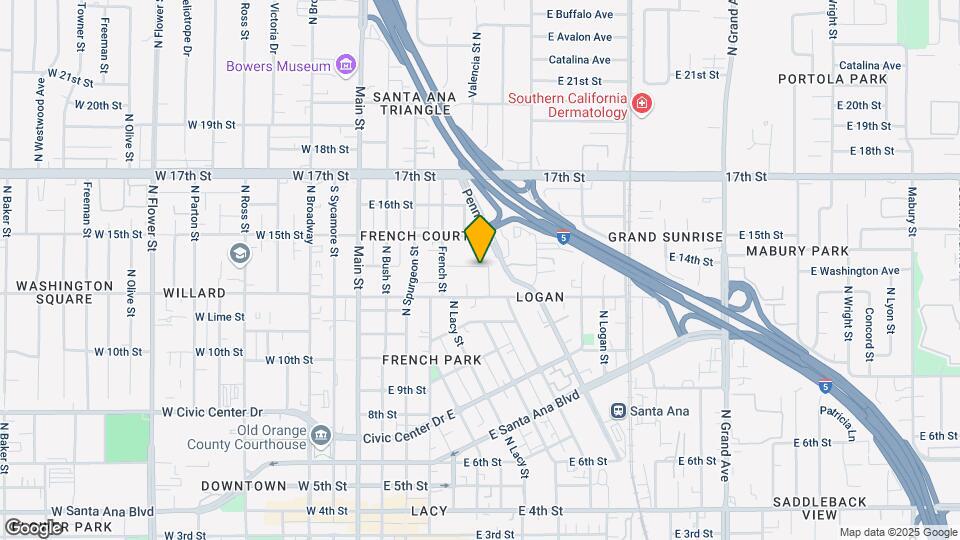 530 E 14th St Map and Location Details