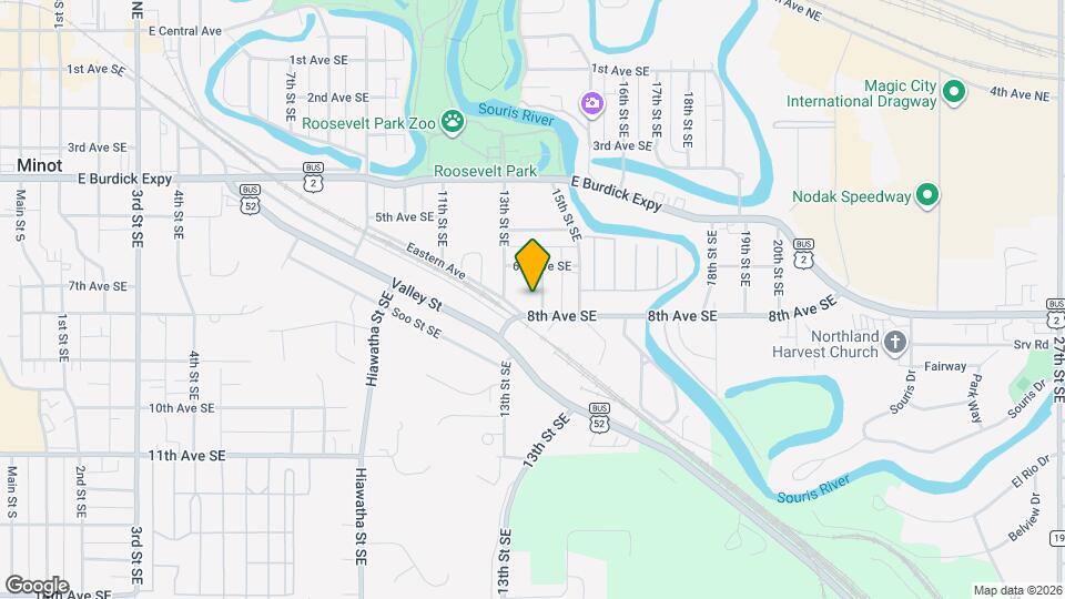 616 14th St SE Map and Location Details