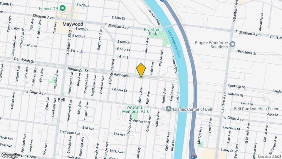 6205 Alamo Ave Map and Location Details