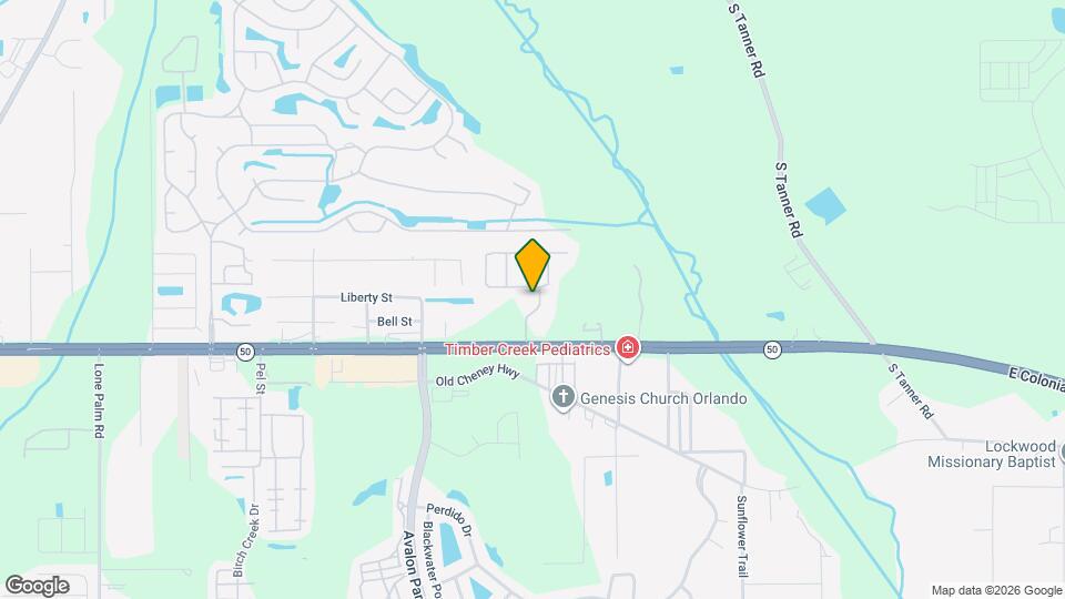 1836 Sandy Creek Ln Map and Location Details