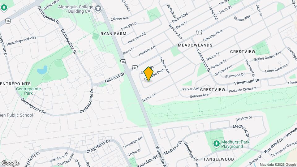 45 Westwood Dr Map and Location Details