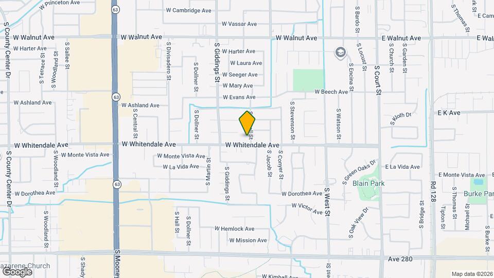 2727 S Sowell St Map and Location Details