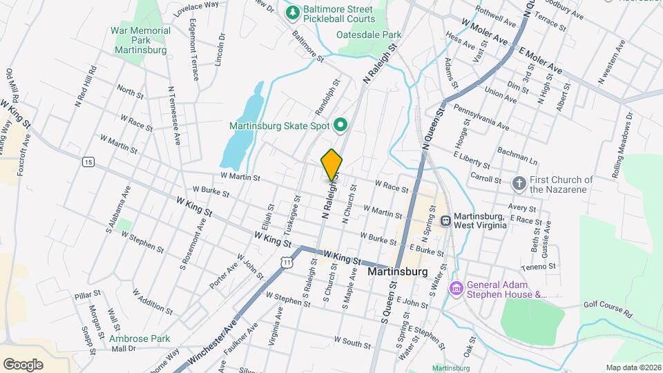 238 N Raleigh St Map and Location Details