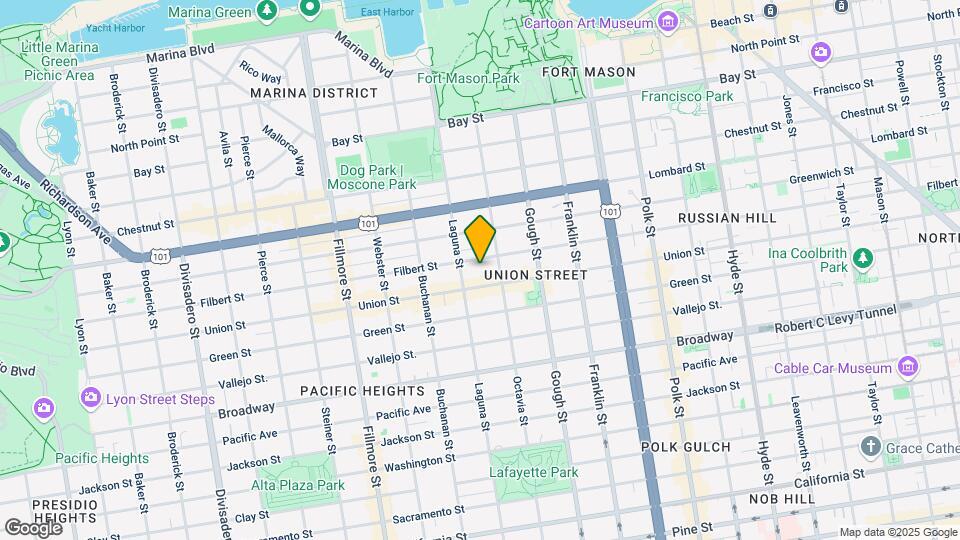 1861 Filbert St Map and Location Details