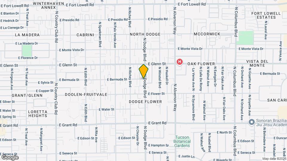 2665 N Dodge Blvd Mapa y Detalles de la Ubicación