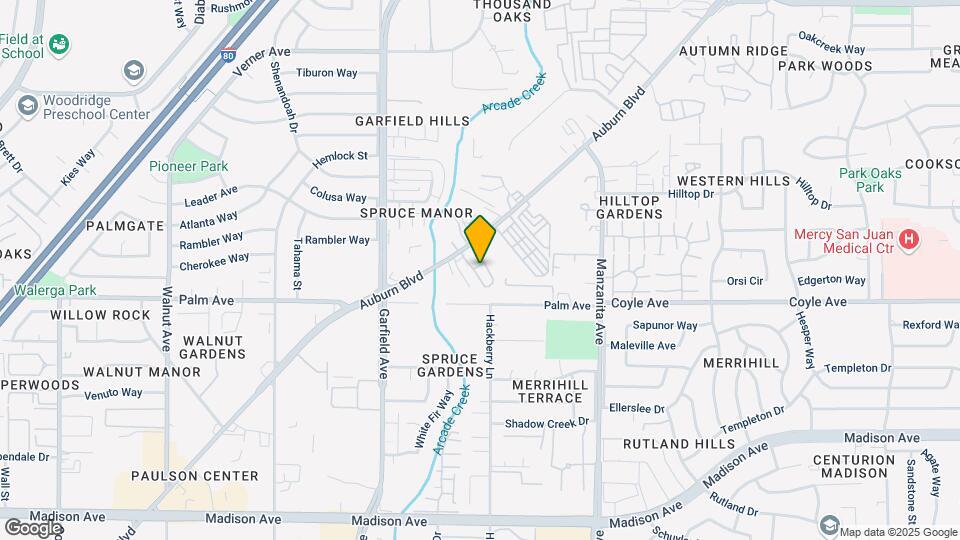 Auburn Oaks Mobile Home Park Map and Location Details