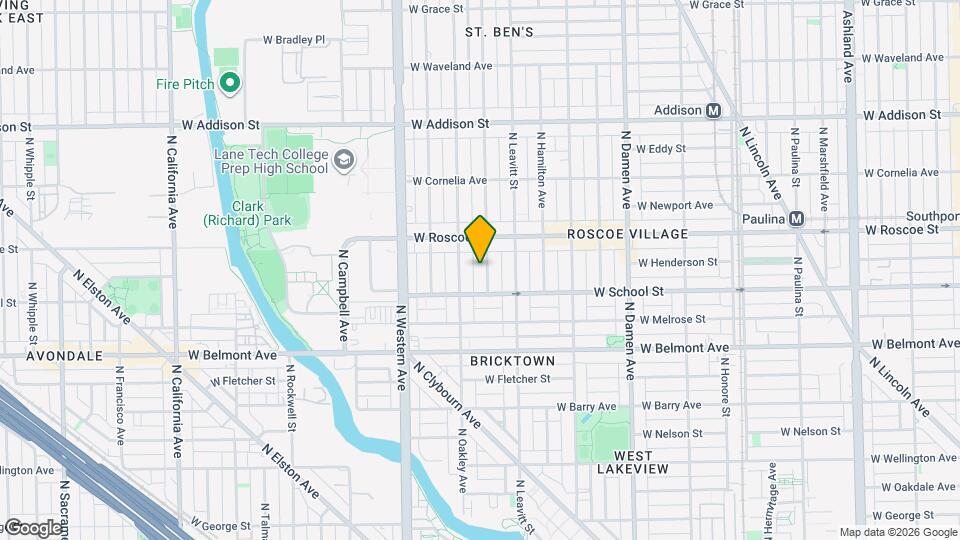 3326 N Bell Ave, Unit 4 Map and Location Details