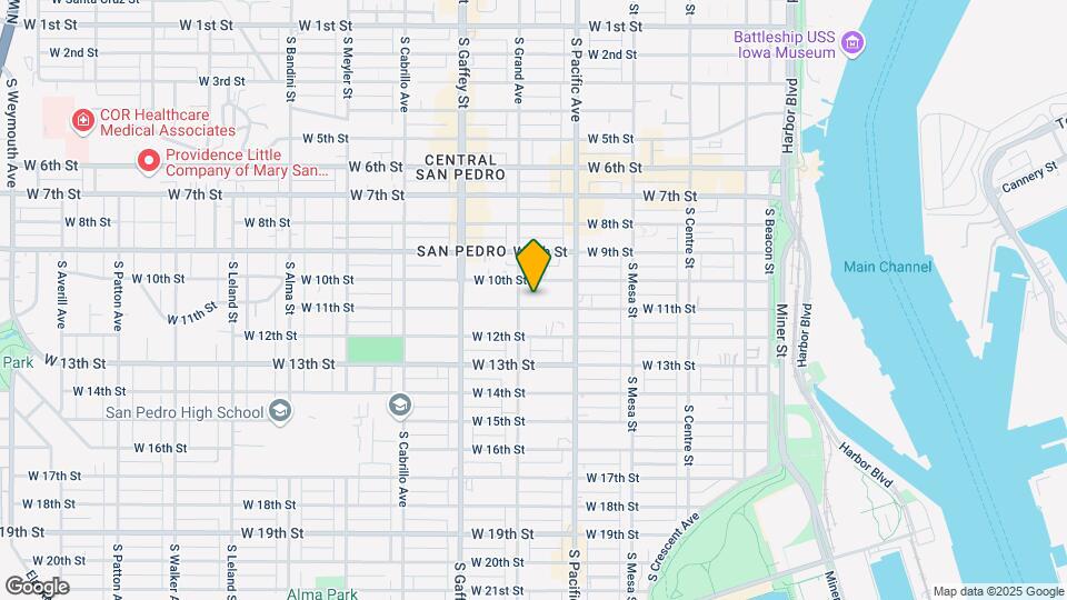 576-578 W 11th St Mapa y Detalles de la Ubicación