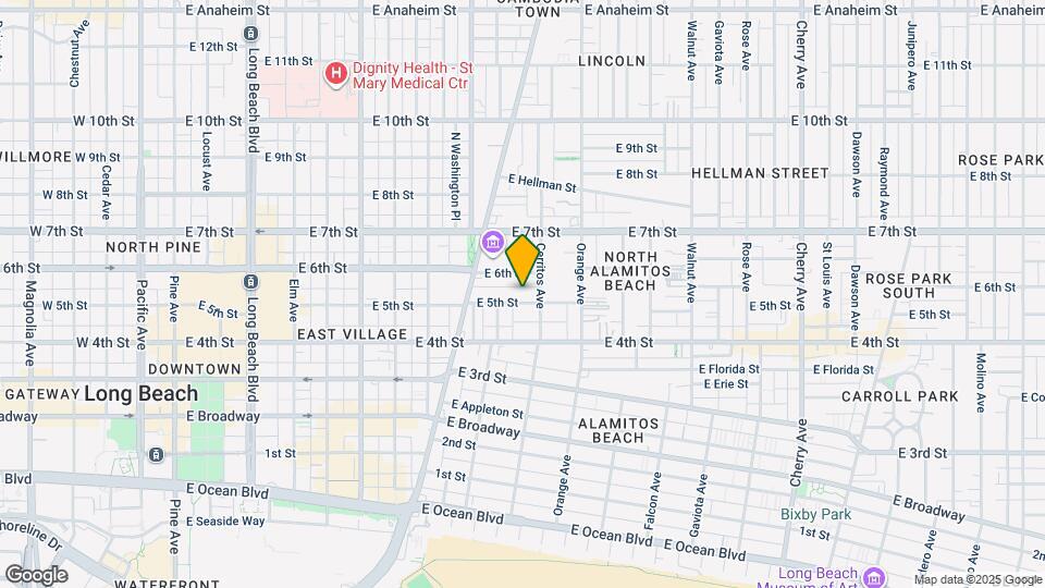 1049 E 5th Street Map and Location Details
