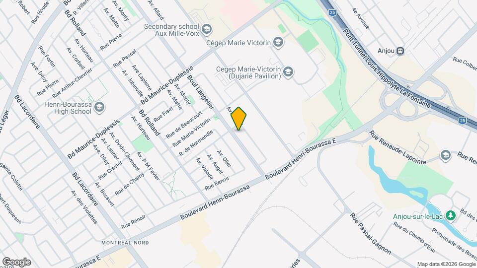 11505 Langelier Boul Map and Location Details