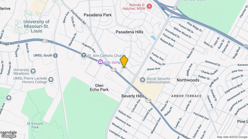 3830 Roland Blvd Mapa y Detalles de la Ubicación