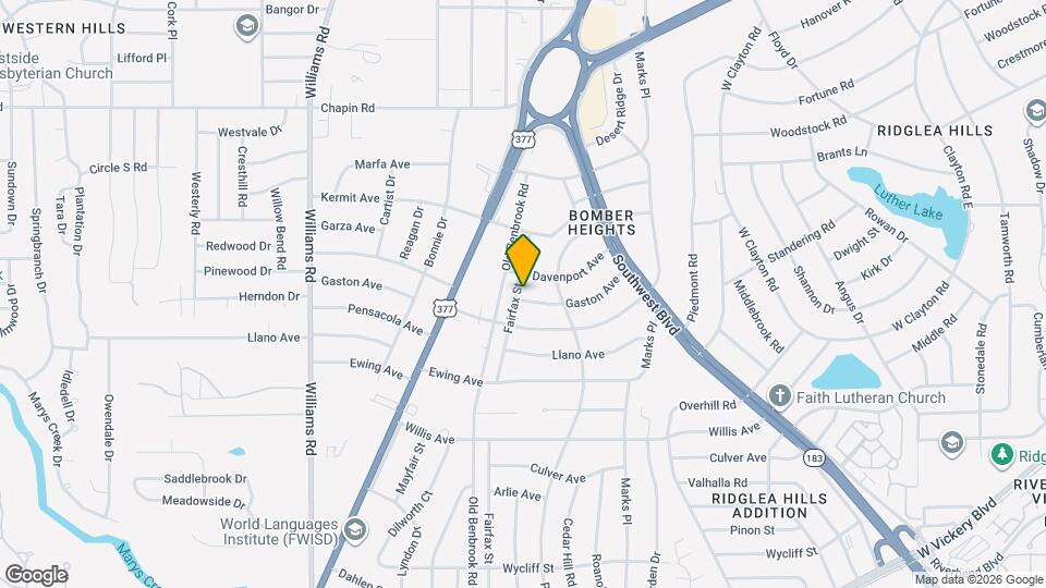 7428 Gaston Ave Map and Location Details