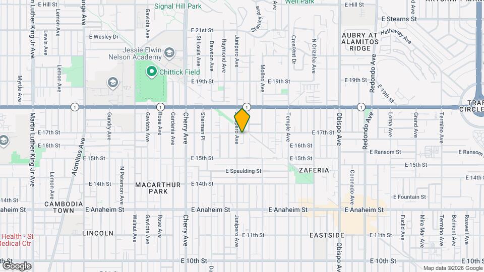 1634 Junipero Ave Map and Location Details