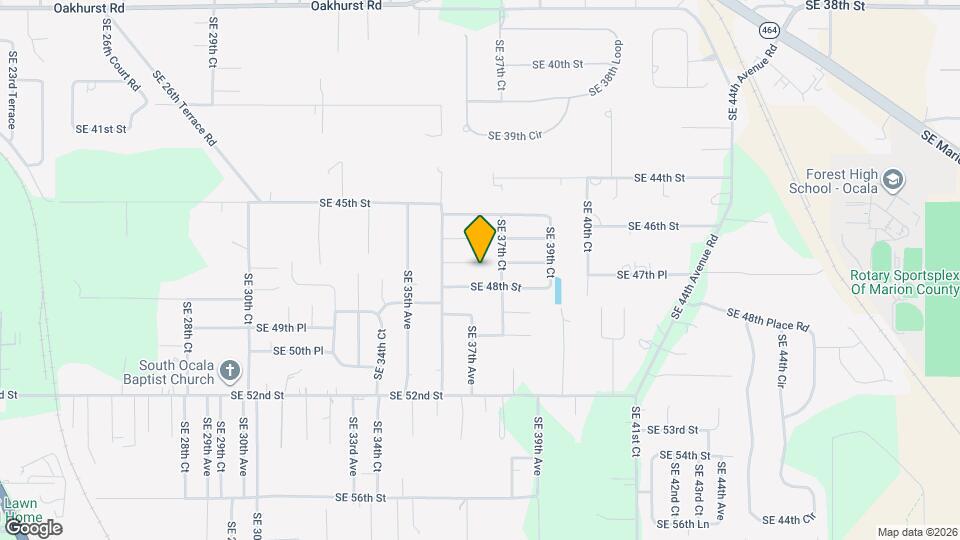 3696 SE 47th St Map and Location Details