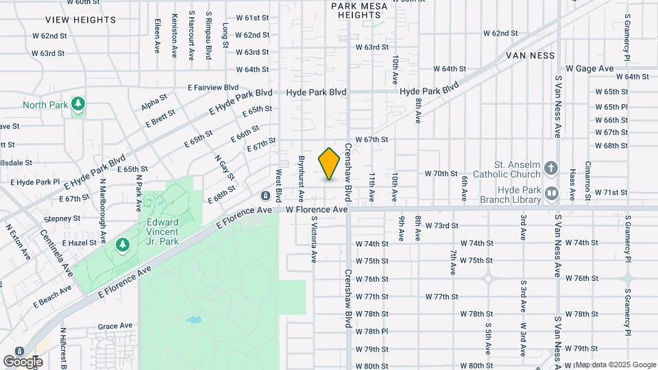 3433 W 71st St Map and Location Details