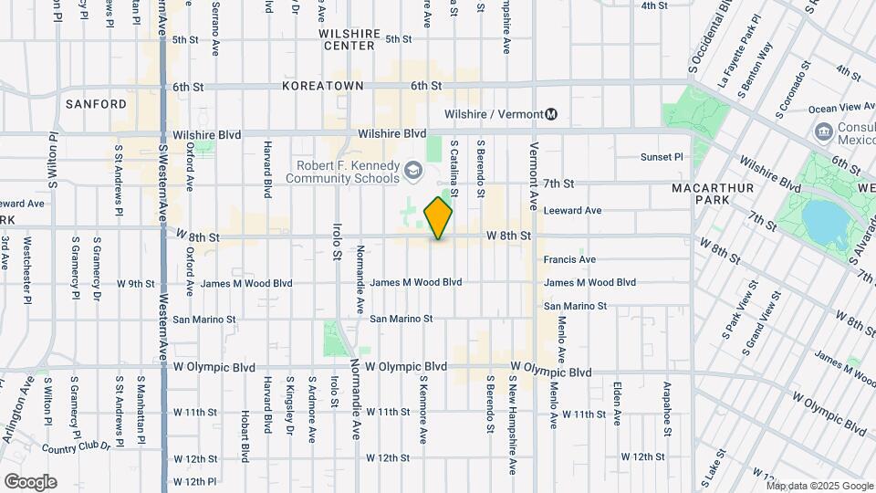 810 S Kenmore Ave Map and Location Details