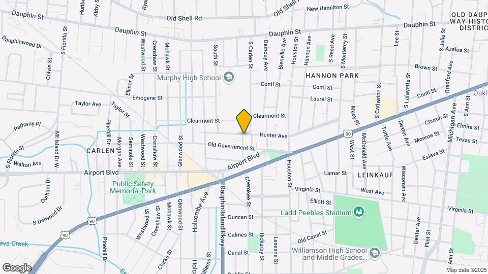 1865 Hunter Ave Map and Location Details