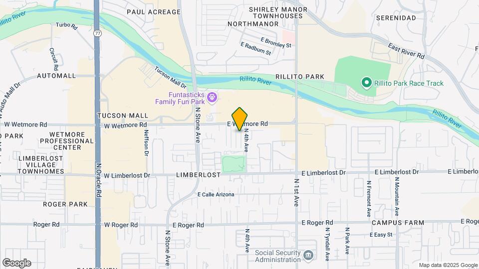 4342 N Radin Ave Map and Location Details