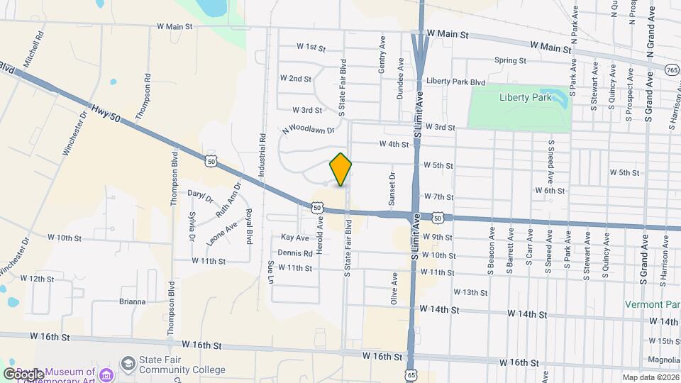 706 S State Fair Blvd Mapa y Detalles de la Ubicación
