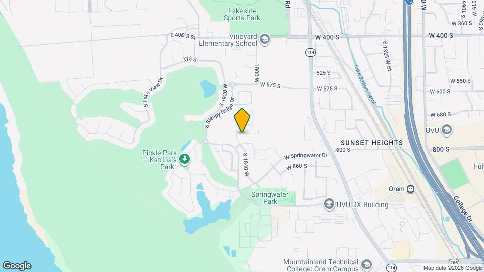 1833 W 761 S Map and Location Details