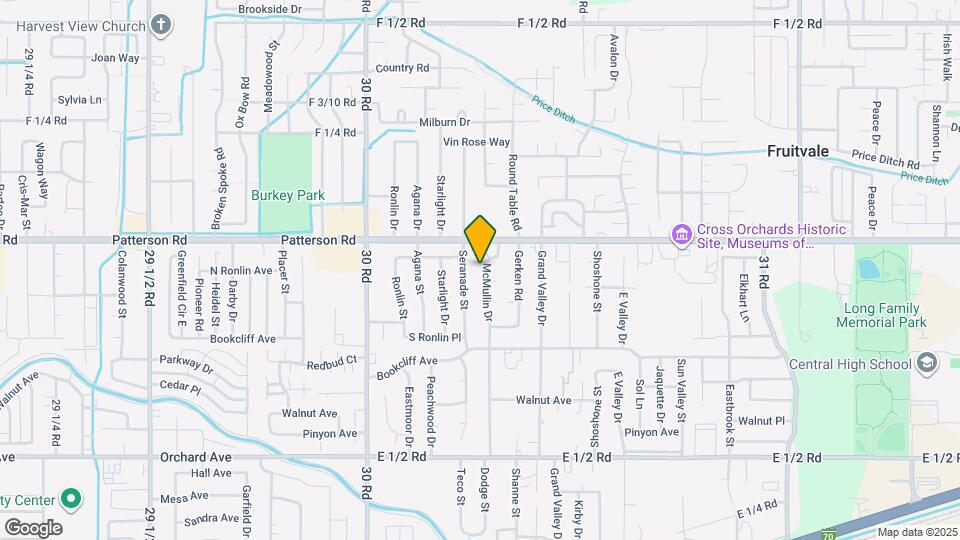 595 McMullin Dr Map and Location Details