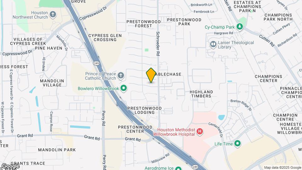 8114 Coolshire Ln Map and Location Details