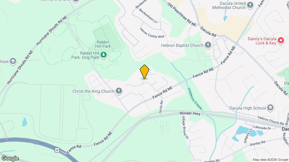 2103 Yarbrough Way Map and Location Details