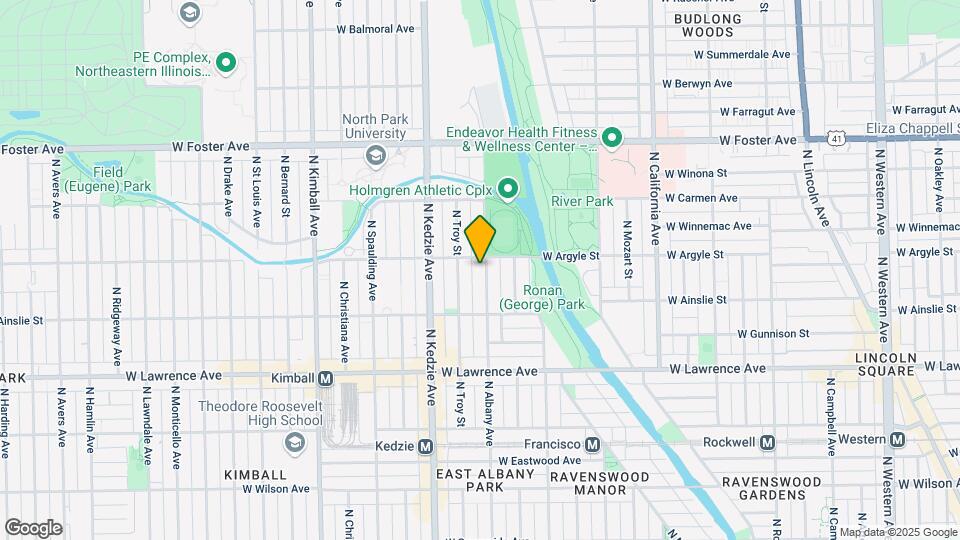 4948 N Albany Ave Map and Location Details