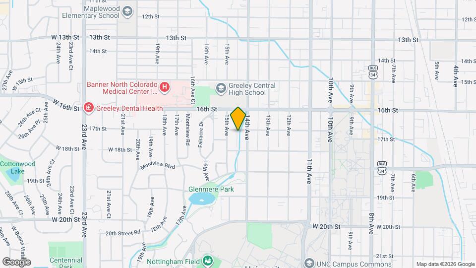 1410 17th St Map and Location Details