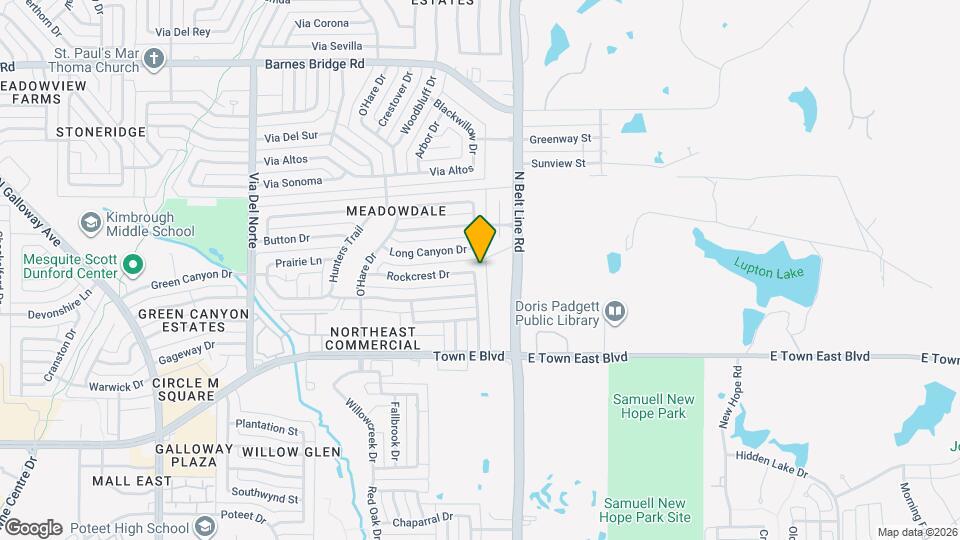 3732 Sugarberry Dr Map and Location Details