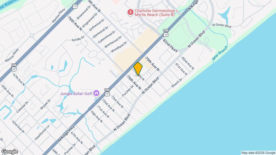 7603 Porcher Dr, Unit #6 Mapa y Detalles de la Ubicación