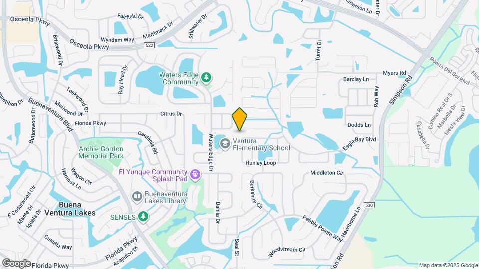 2545 Hunley Loop Map and Location Details