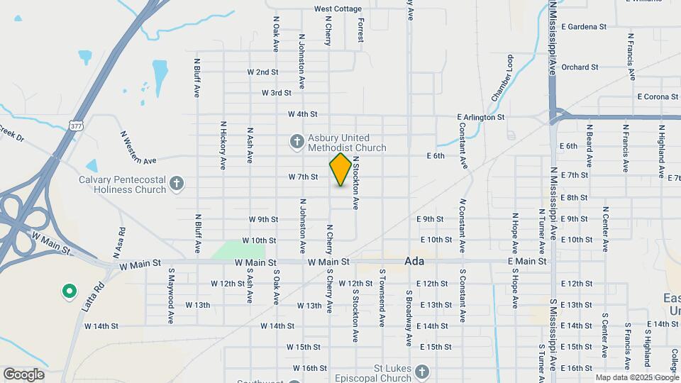320 W 8th St Map and Location Details