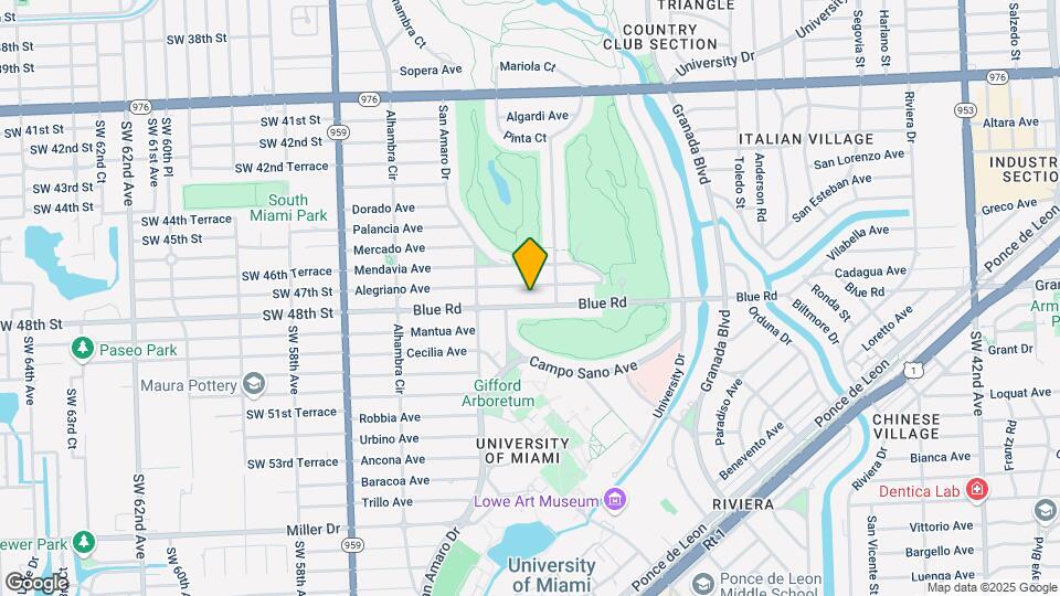 1325 Blue Rd Map and Location Details