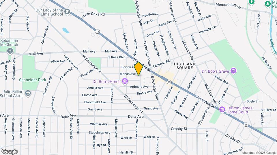 52 Corson Ave, Unit 1 downstairs Map and Location Details