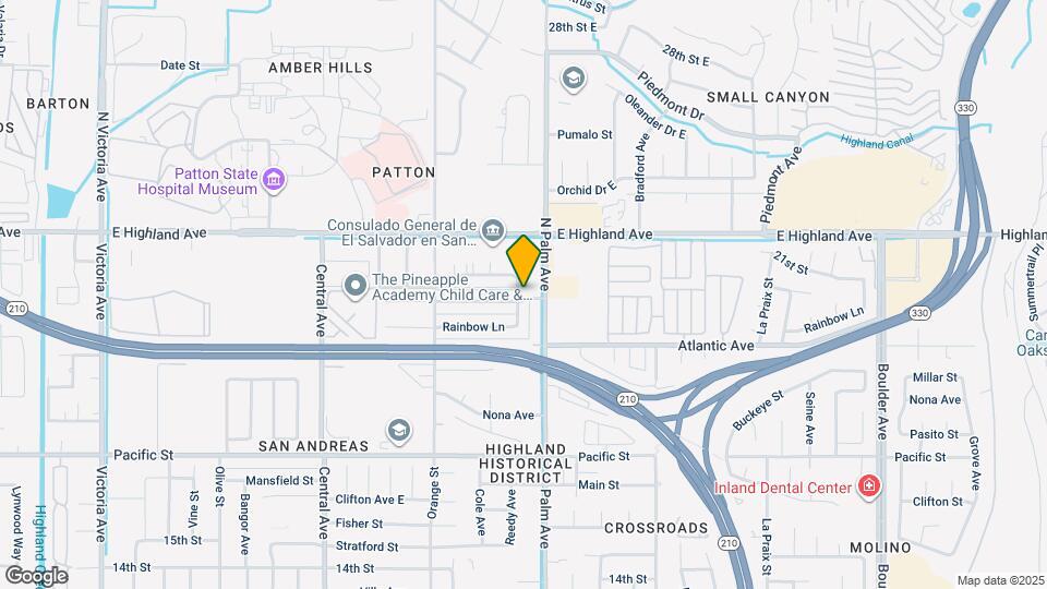 3568 20th St Map and Location Details